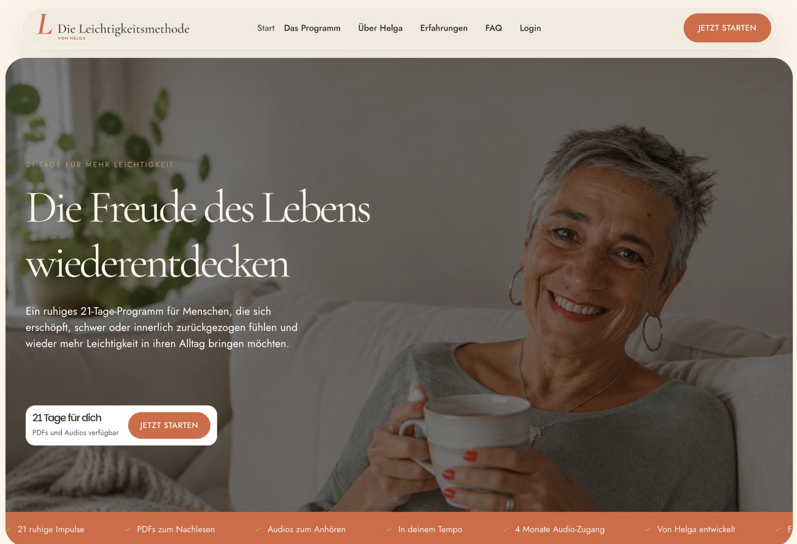Website dieleichtigkeitsmethode.ch