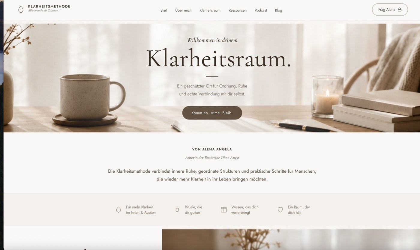 Website klarheitsmethode.com